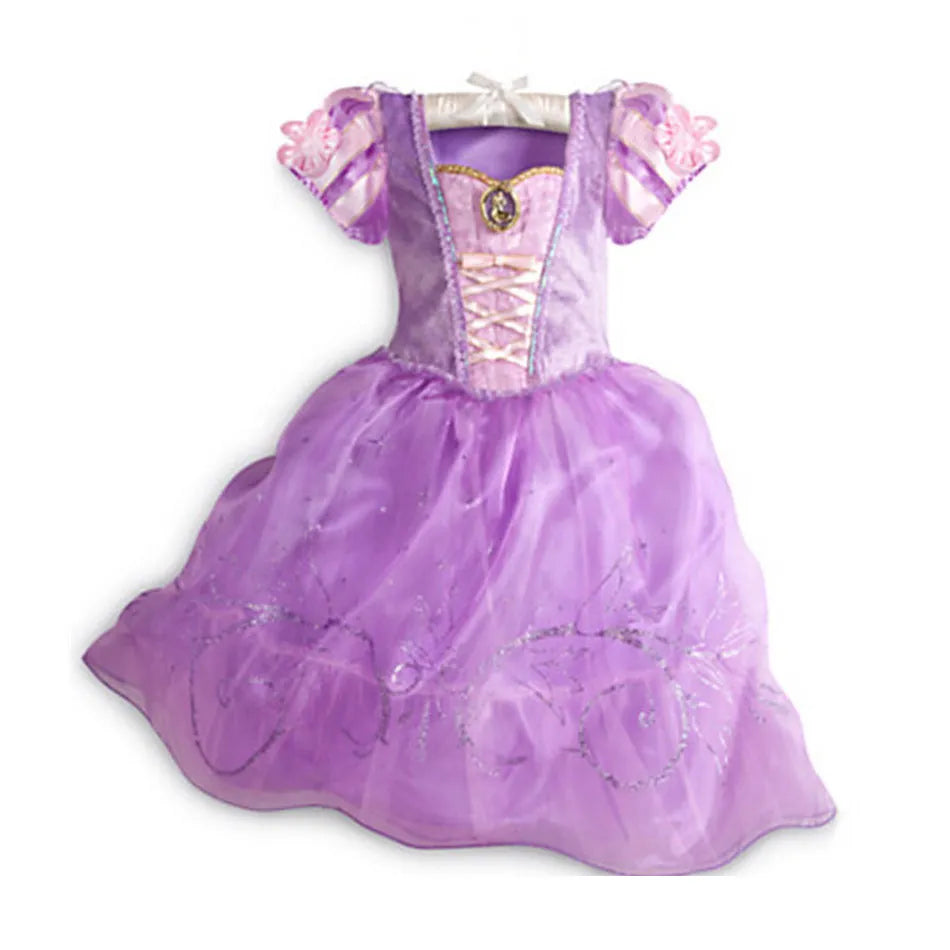 Little Girl Rapunzel Costume Party