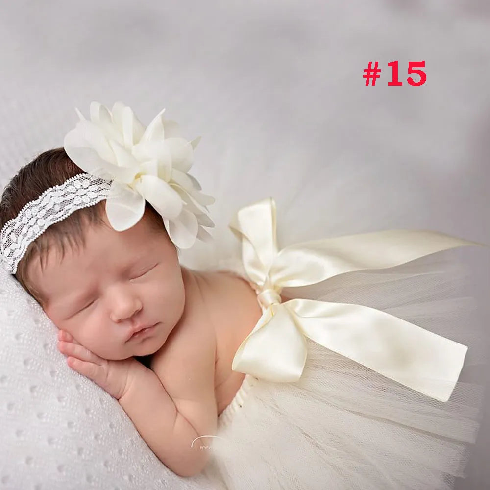 Newborn Tutu and Vintage Headband