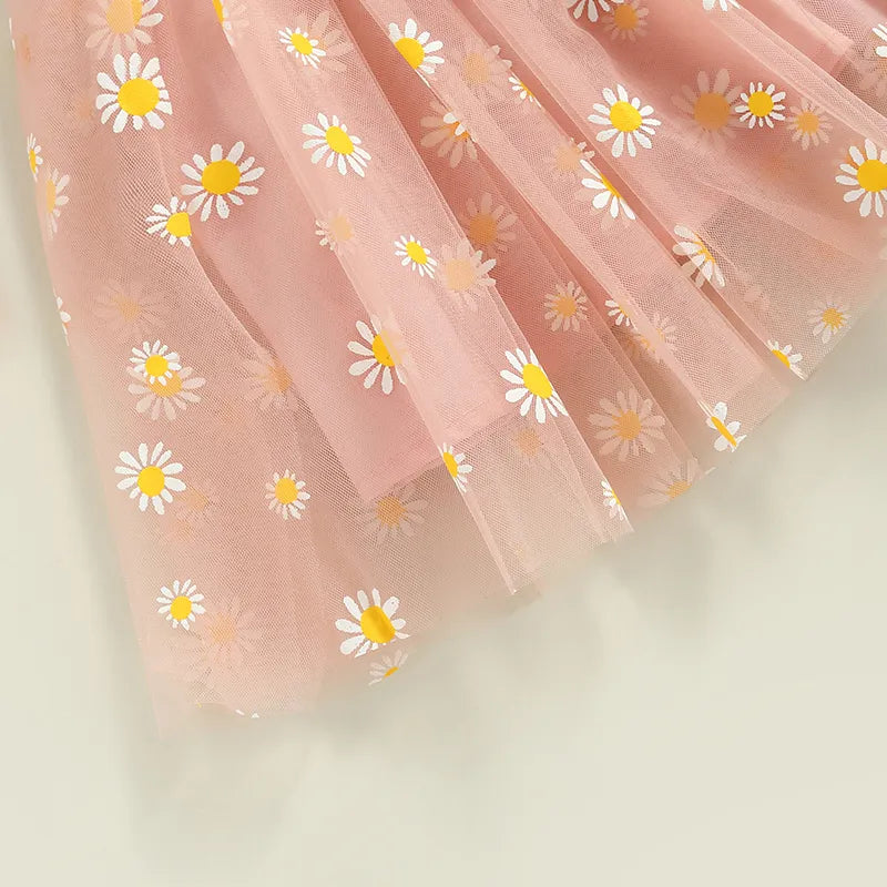 Sleeveless Daisy Floral